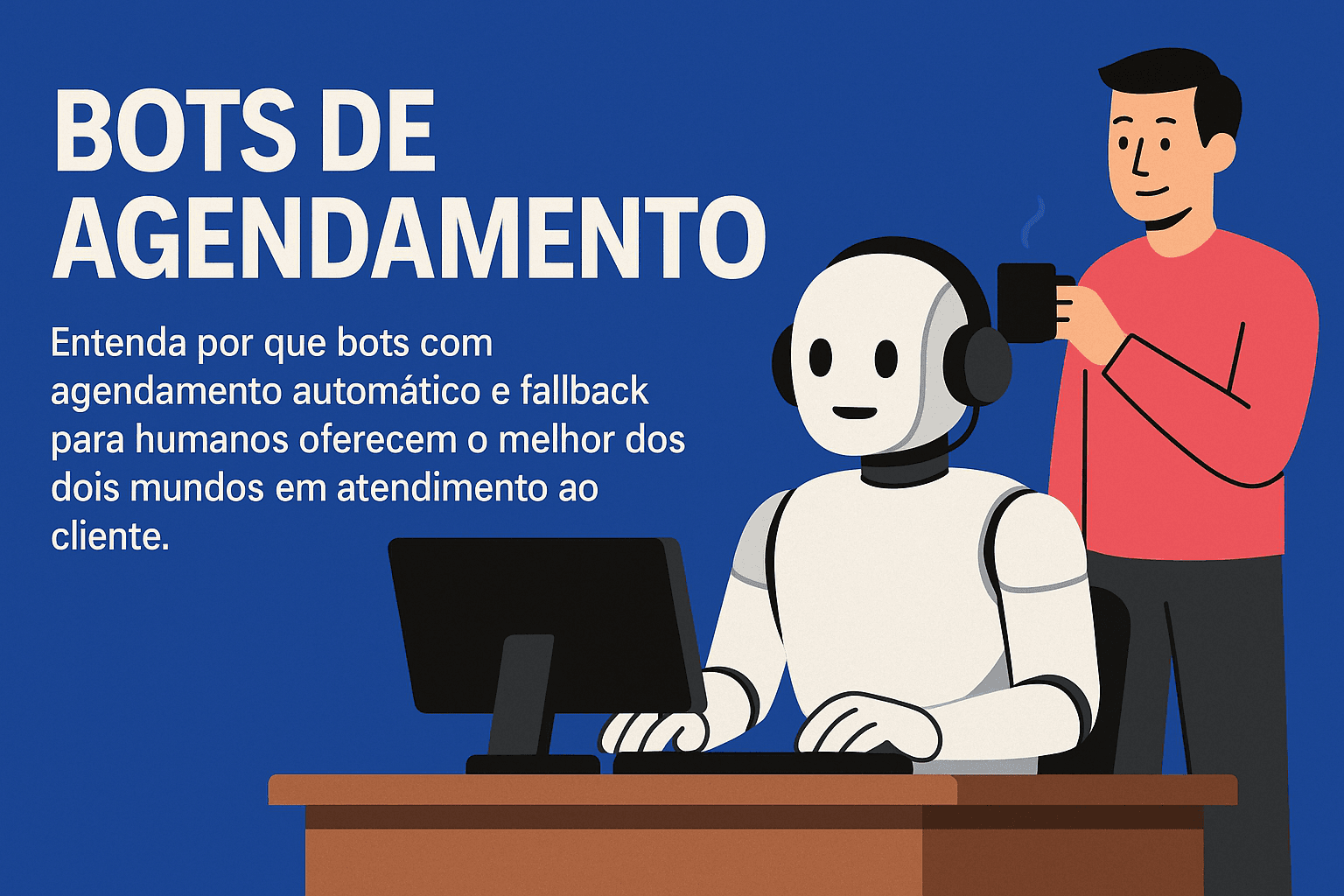 Bots de Agendamento com Fallback Humano